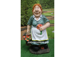 Дачница садовая скульптура 66*32 см  4,7кг  полистоун Россия 4660/012468*