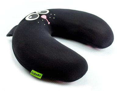 Дорожная подушка-подголовник антистресс "Уголек"