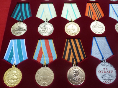 "Медали СССР в планшете" 1-я часть. Муляжи высокого качества!