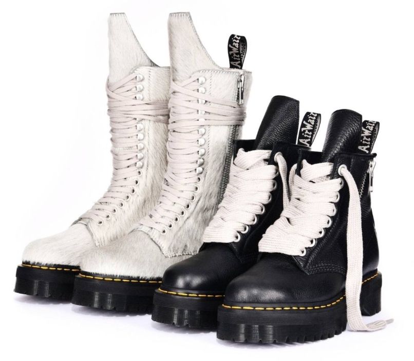 Коллаборация Dr Martens и Rick Owens
