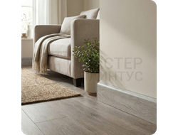 Плинтус с кабель-каналом Comfort Classic 80 80х16х2200 мм. Дуб серый 406