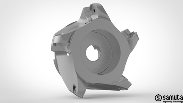 Корпус фрезы со сменными режущими пластинами Собрание работ студии промдизайна | Опытное производство и НИОКР