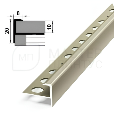 ПРОФИЛЬ ОКАНТОВОЧНЫЙ ПУ 13.2700.042Л ШАМПАНЬ