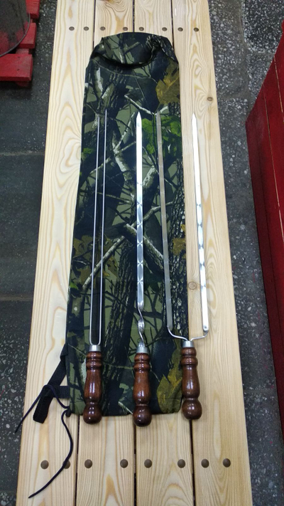 Чехол тубус для шампуров