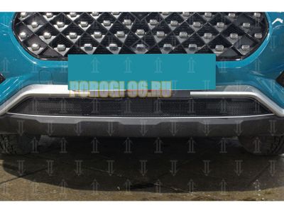 Защита радиатора для Chery Tiggo 7 Pro 2020- black низ