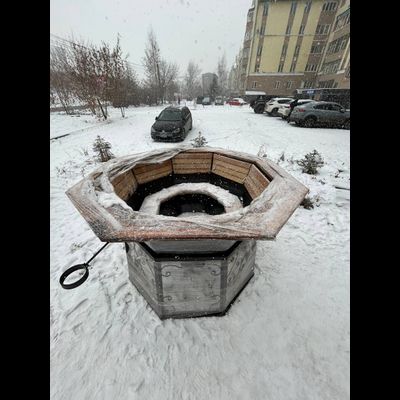 Банный чан на 6 человек 200 х 200 см (внутренние размеры)