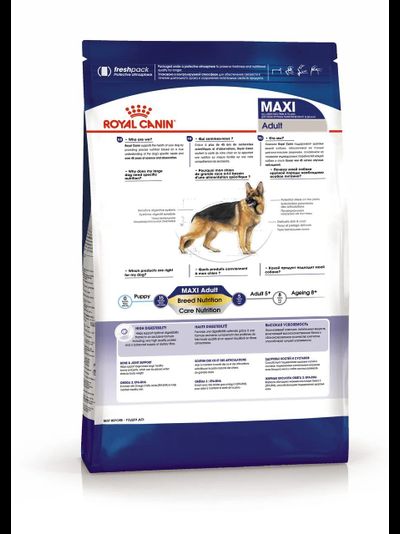 Royal Canin (Роял Канин) Maxi Adult Сухой корм для взрослых собак крупных пород, 15 кг