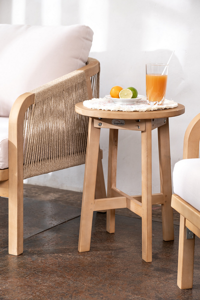 Боковой стол из акации Rimini