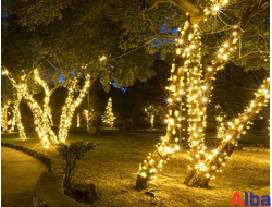 Гирлянды для деревьев, светодиодные дреды