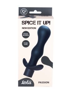8004-01 АНАЛЬНАЯ ПРОБКА С ВИБРАЦИЕЙ SPICE IT UP PASSION BLACK