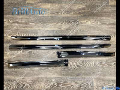 Молдинги Toyota Prado 150 стиль 2023 хром