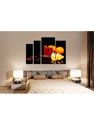 Модульная картина &quot;Серьезный натюрморт&quot;