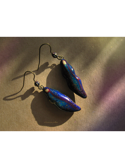 Серьги в арабском стиле "Тысячная сказка Шахерезады"