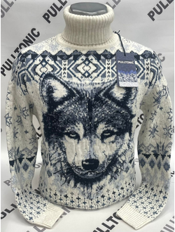 Мужской свитер Волчий взгляд