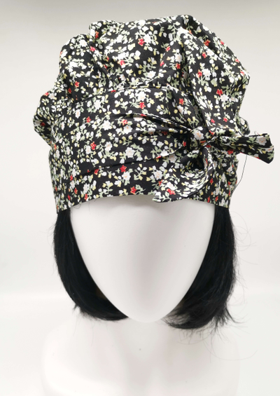 Повойник хлопковый "Цветочная ночь"