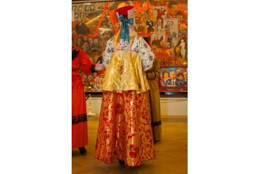 Свадебный северный костюм. Народный коллектив студии традиционного костюма «Русские начала» 