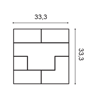 W103 Декоративная панель Cubi