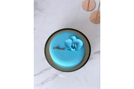 Муссовый торт "Голубая орхидея"