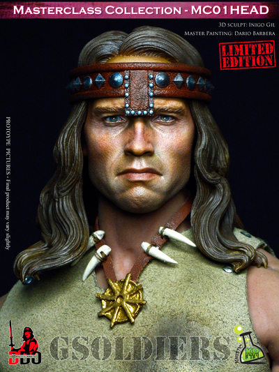 Конан-варвар, Шварценеггер Коллекционная ФИГУРКА 1/6 scale Conan the Barbarian MC01 Kaustic Plastik