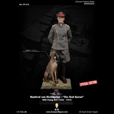 Манфред фон Рихтгофен, Красный Барон - Коллекционная фигурка 1/6 scale Manfred von Richthofen The Red Baron Special Edition (FP014B) - Facepoolfigure