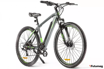 Велогибрид Eltreco Ultra LITE черно-зелёный