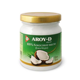 Масло кокосовое extra virgin Aroy-D 180 мл