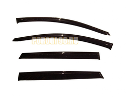 Дефлекторы боковых окон Hyundai Solaris Хетчбек 2010-2017