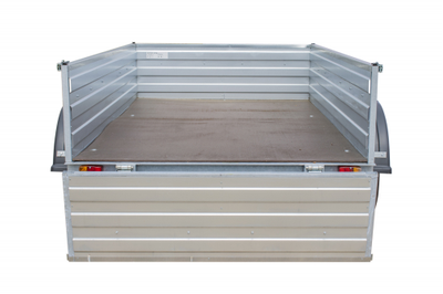 Прицеп двухосный РУСИЧ 253Д / 2440 х 1220 мм / 750 кг / оцинкованный