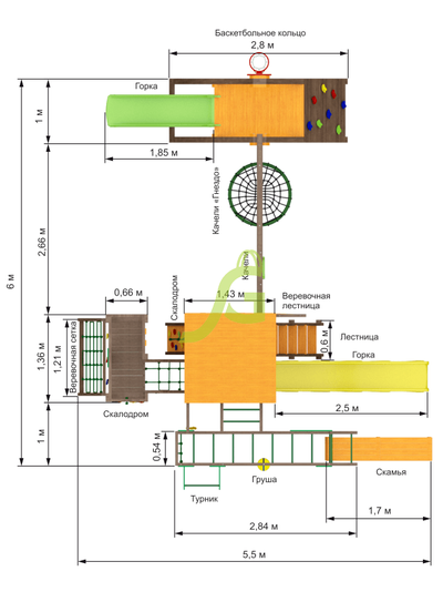 Детская площадка IgraGrad Спорт 3