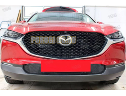 Защита радиатора для Mazda CX-30 2019- black низ
