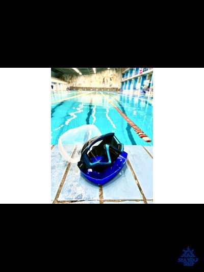 Маска для дайвинга Scuba Brothers Sigma Blue, трехстекольная