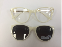 ОЧКИ СОЛНЦЕЗАЩИТНЫЕ LEKE Polarized С Насадки 8804 С4 55-22-140
