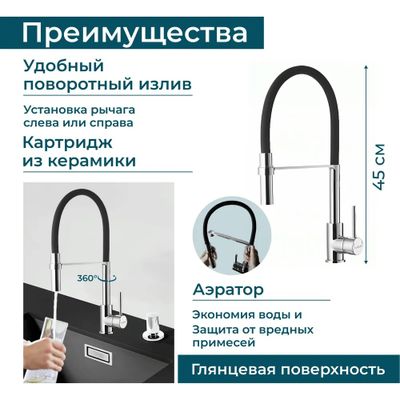 Смеситель Alveus Elia