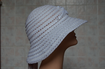 Vizio Италия 5709 F 1  шляпа белая летняя