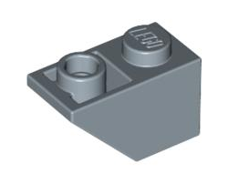 Slope, Inverted 45 2 x 1, Sand Blue (3665 / 4153279 / 6212052)