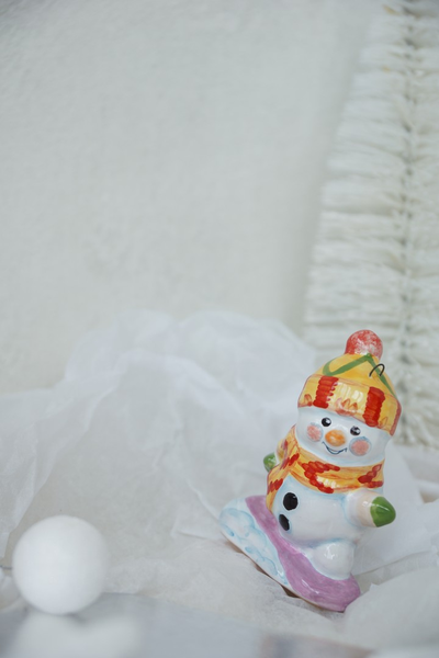 Снеговик "Сноубордист" (спортсмен)