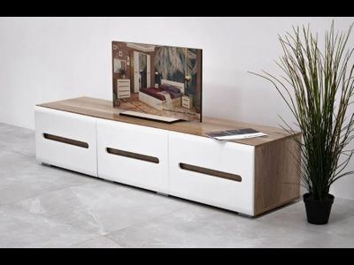 Наоми Тумба ТБ-17 (1802*408*460мм), дуб каньон/белый глянец