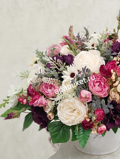 Элегантная Композиция из искусственных цветов - Каролина № МС016 - для украшения