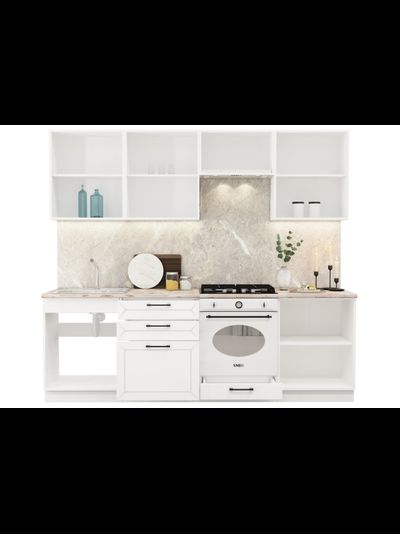 Кёльн модульная кухня Софт пломбир