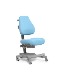 Детское эргономичное кресло Cubby Solidago grey + голубой чехол в подарок