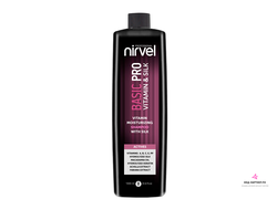Витаминный увлажняющий шампунь с шелком Vitamin Moisturizing Shampoo, Nirvel, 1000 мл 7604