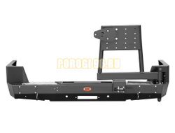 Задний силовой бампер серии Трофи на УАЗ Патриот 2005- (03.104.03)