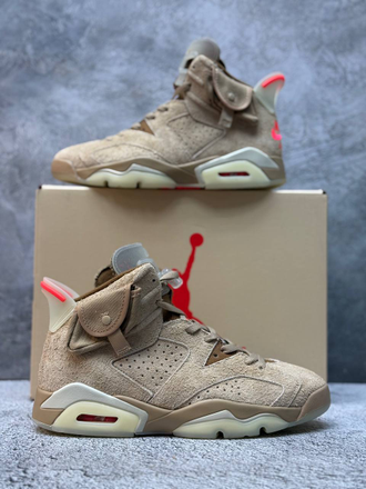 Nike Air Jordan 6 Retro Travis Scott British Khaki