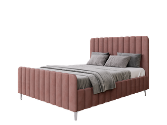 Кровать "Милано" пыльно-розового цвета
