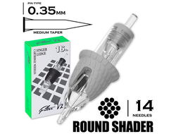 14 RSMT/0.35 - Round Shader Medium Taper "EZ FILTER V2"