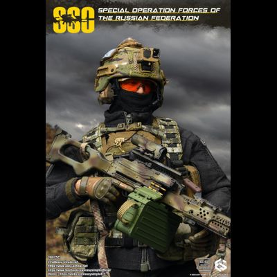 ПРЕДЗАКАЗ - Пулеметчик ССО РФ - Коллекционная ФИГУРКА 1/6 scale Special Operation Forces of The Russian Federation (SSO) (26075С) - Easy&amp;Simple ?ЦЕНА: 26300 РУБ.?