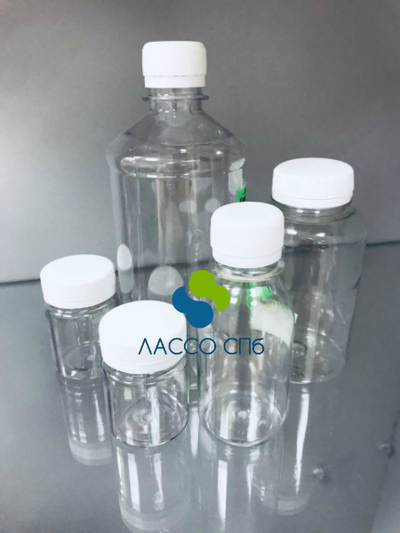 ПЭТ тара Банка прозрачная с крышкой 250 мл х 10 шт