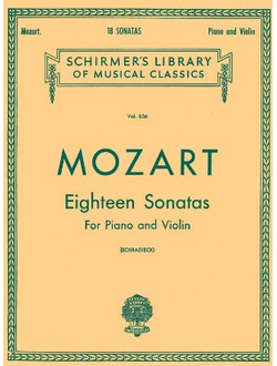 Mozart, Wolfgang Amadeus 18 Sonatas for violin and piano