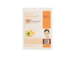 Dermal Apricot Collagen Essence Mask / Dermal Тканевая маска с абрикосом и коллагеном (23 г)