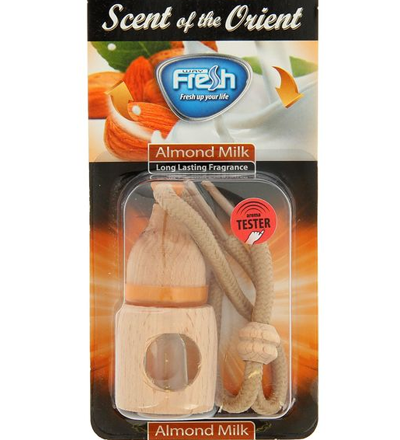 Ароматизатор "FRESH WAY", серия VICTORY WOOD, миндальное молоко, бутылочка в блистере, 5 мл